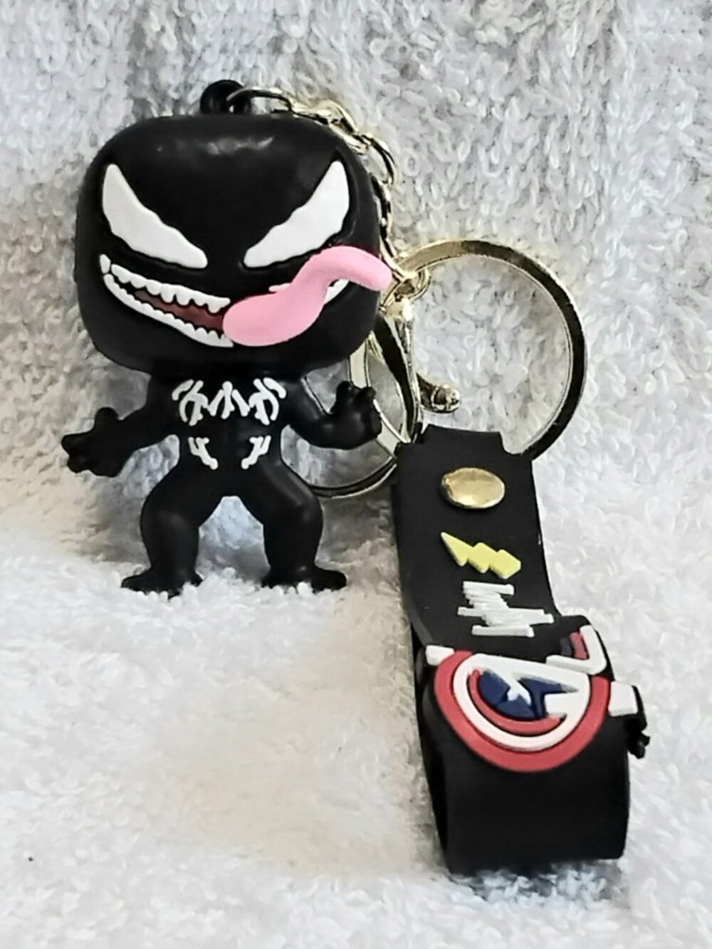 2/$20 3D Silicone Venom Keychain made of Very Durable Rubber!!